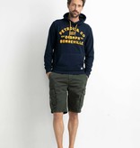 Petrol M-1020-SWH337 - Men Sweater Hooded Print (5152 Midnight Navy )