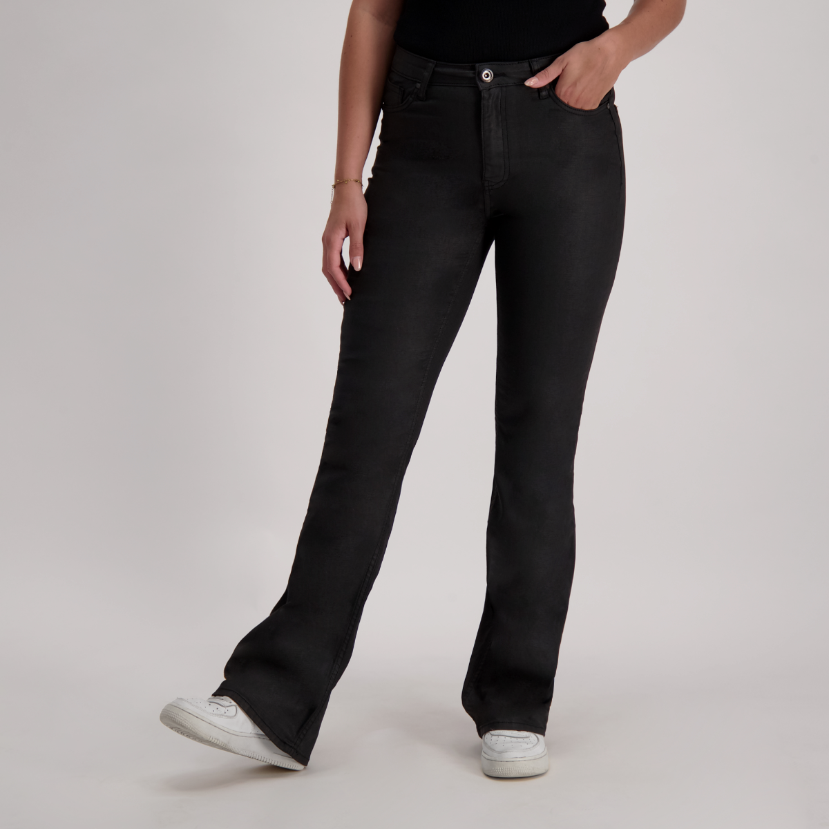 Cars Jeans Desiree Flair Den.Coated Black (21 Black Coated)