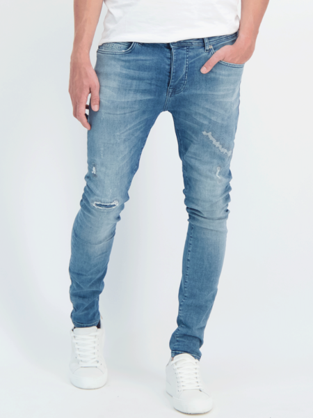 Cars Jeans ARON Super Skinny Damage Manhattan Wash (87)