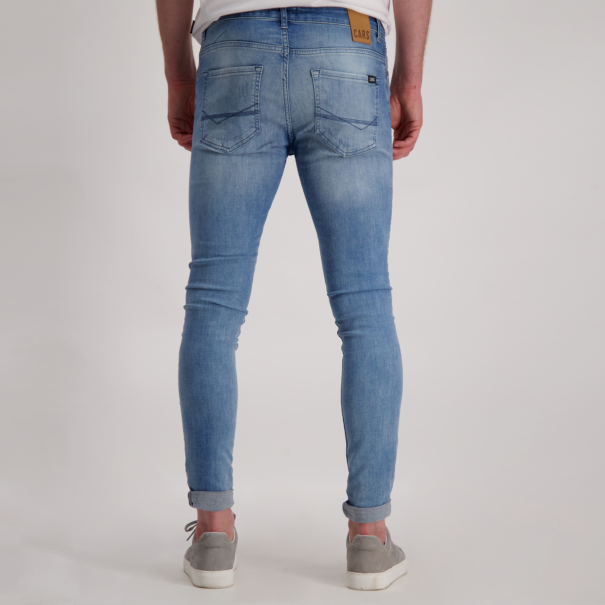 Aron Super Skinny Damage Bleached Used - Online Jeansbrothers