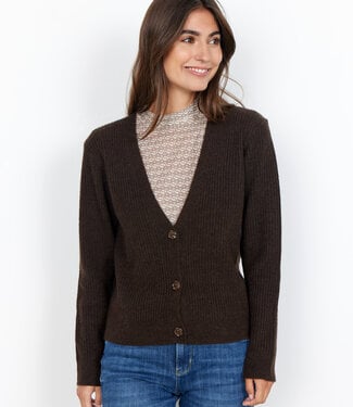 Soya Concept SC-NESSIE 26 CARDIGAN (98910 COFFEE BEAN MELANGE)