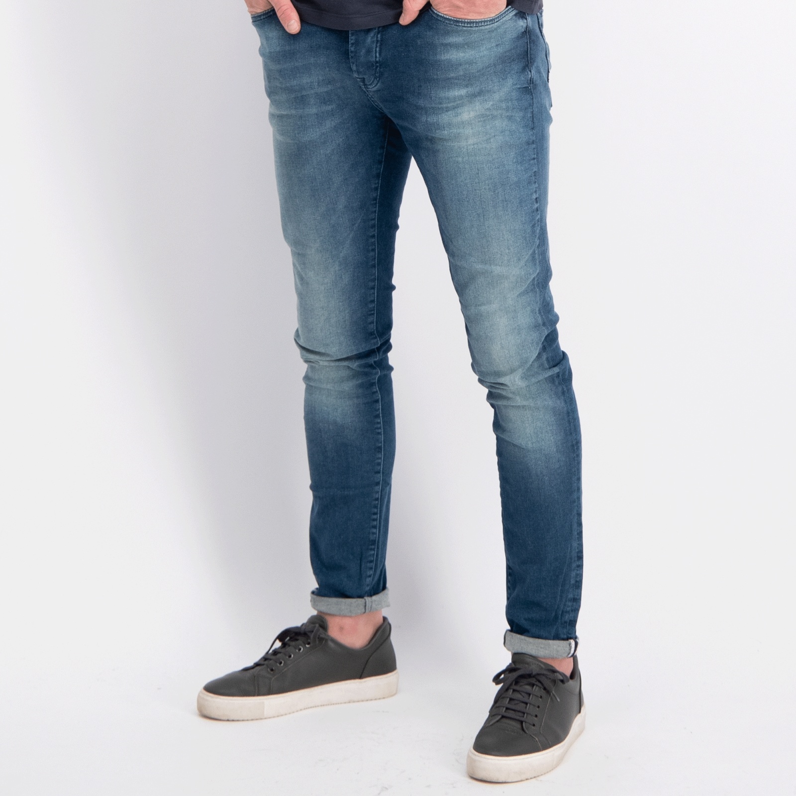 DUST Super Skinny GREEN CAST USED (79) - Bestel Nu Online | Jeansbrothers