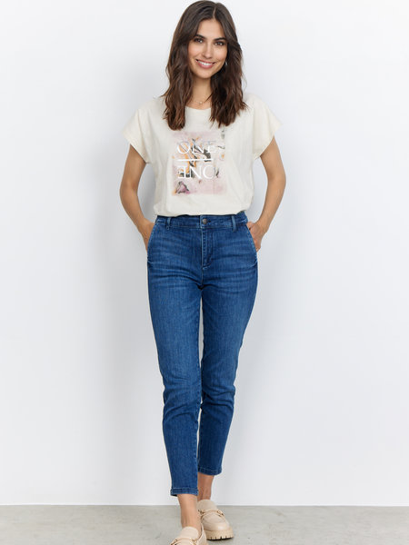 SoyaConcept SC-BABETTE FP 49 T-SHIRT (1620 CREAM)