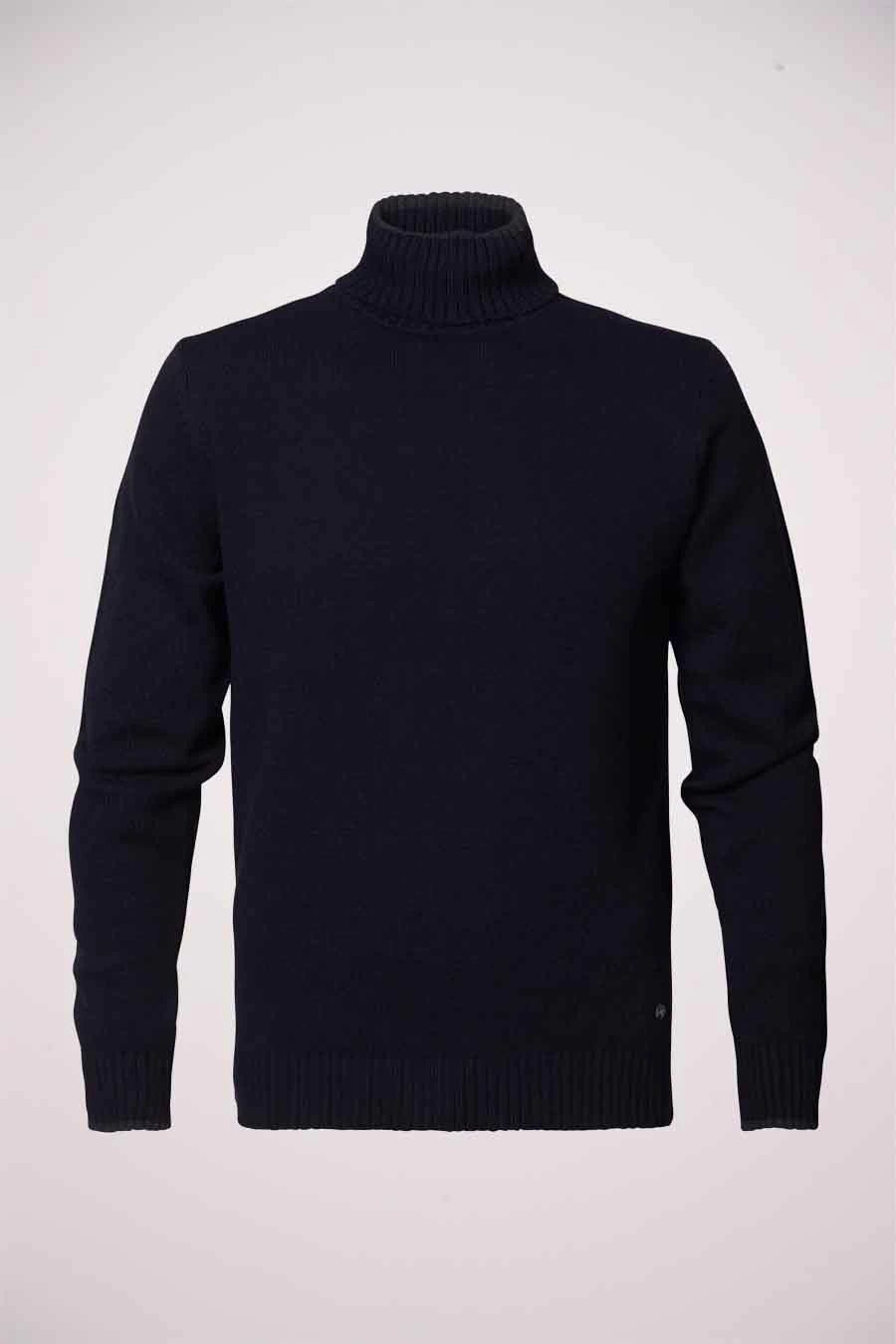 M-3000-KWC222 Turtleneck Pullover (5091 Dark Navy)