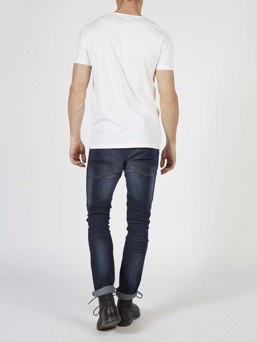 M-BF-VLYCRAT-Shirt Ss V-Neck 2-Pack (0000 White)