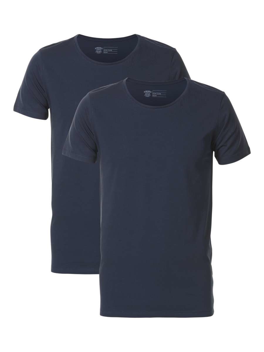 M-BF-RLYCRA-T-Shirt Ss R-Neck 2-Pack (5091 Deep Navy)