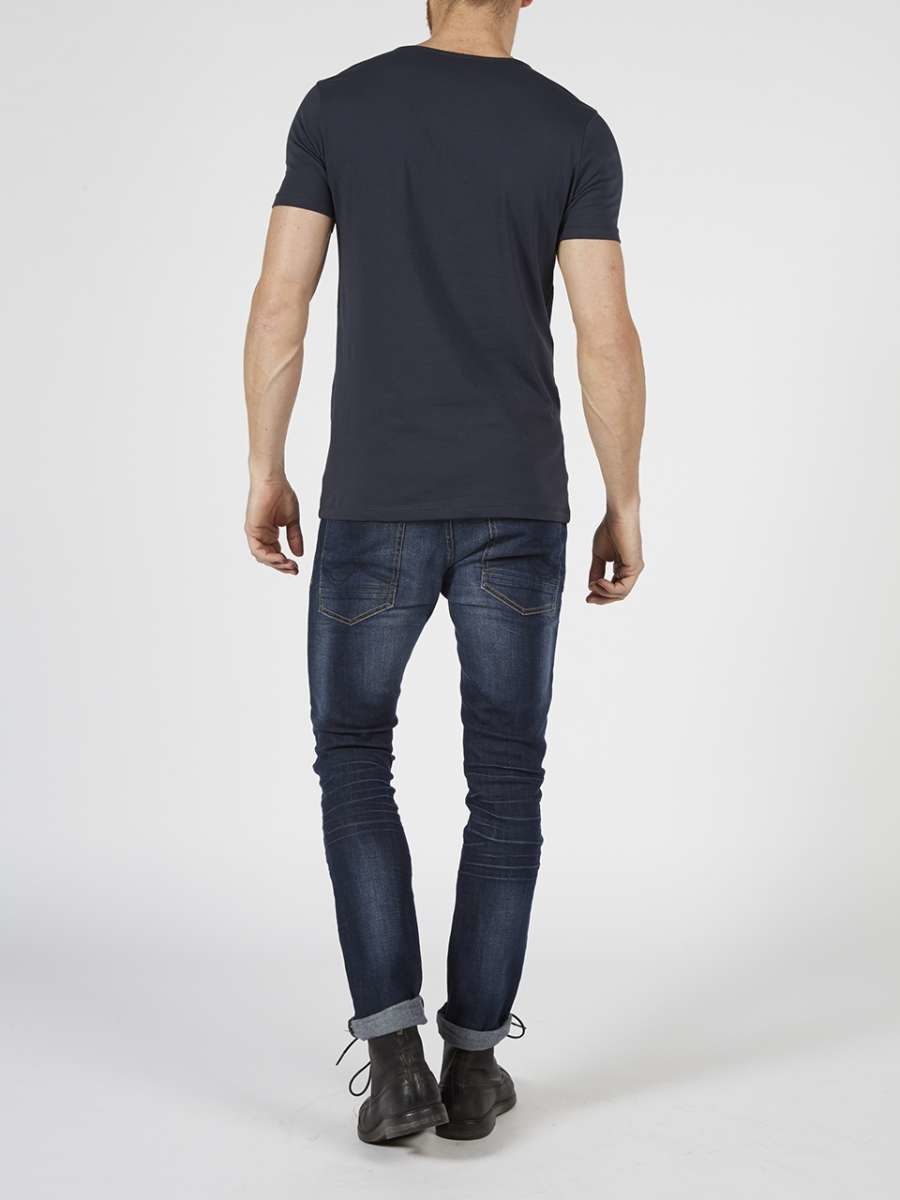 M-BF-RLYCRA-T-Shirt Ss R-Neck 2-Pack (5091 Deep Navy)