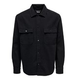 Only & Sons ONSTEAM RLX Fabric MIX LS Shirt (187679 Black)