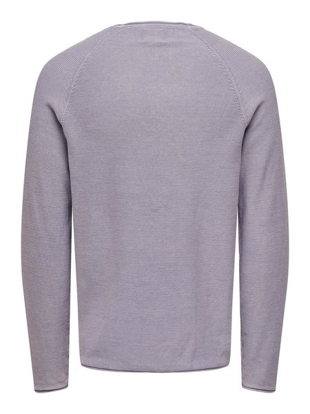 Only & Sons ONSDEXTOR 12 Wash Raglan Knit (22016131 Purple Ash)