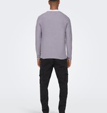 Only & Sons ONSDEXTOR 12 Wash Raglan Knit (22016131 Purple Ash)