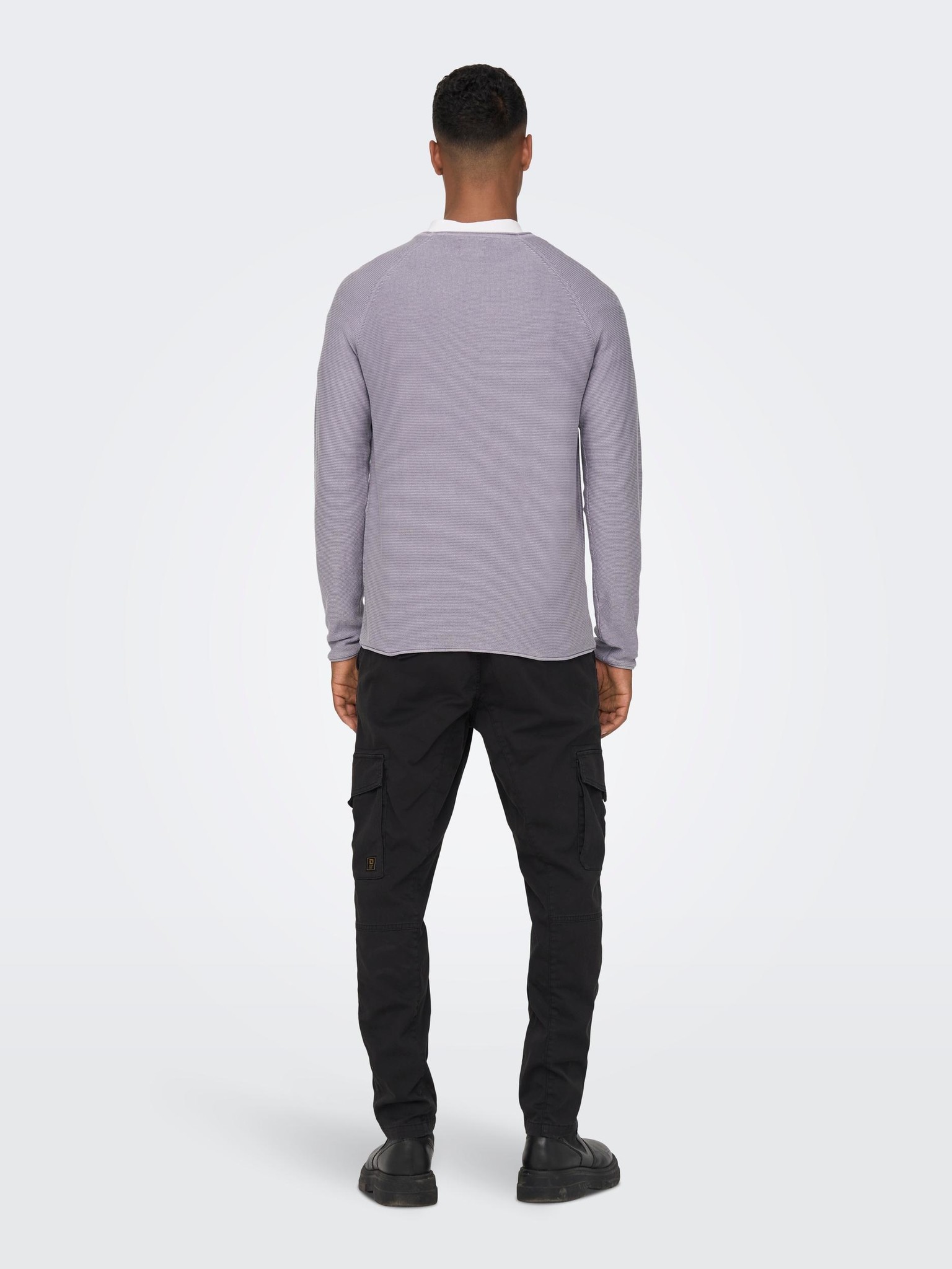 ONSDEXTOR 12 Wash Raglan Knit (22016131 Purple Ash)