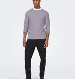 Only & Sons ONSDEXTOR 12 Wash Raglan Knit (22016131 Purple Ash)