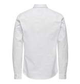 Only & Sons ONSANDY Slim Easy Iron Poplin Shirt (188758 White)