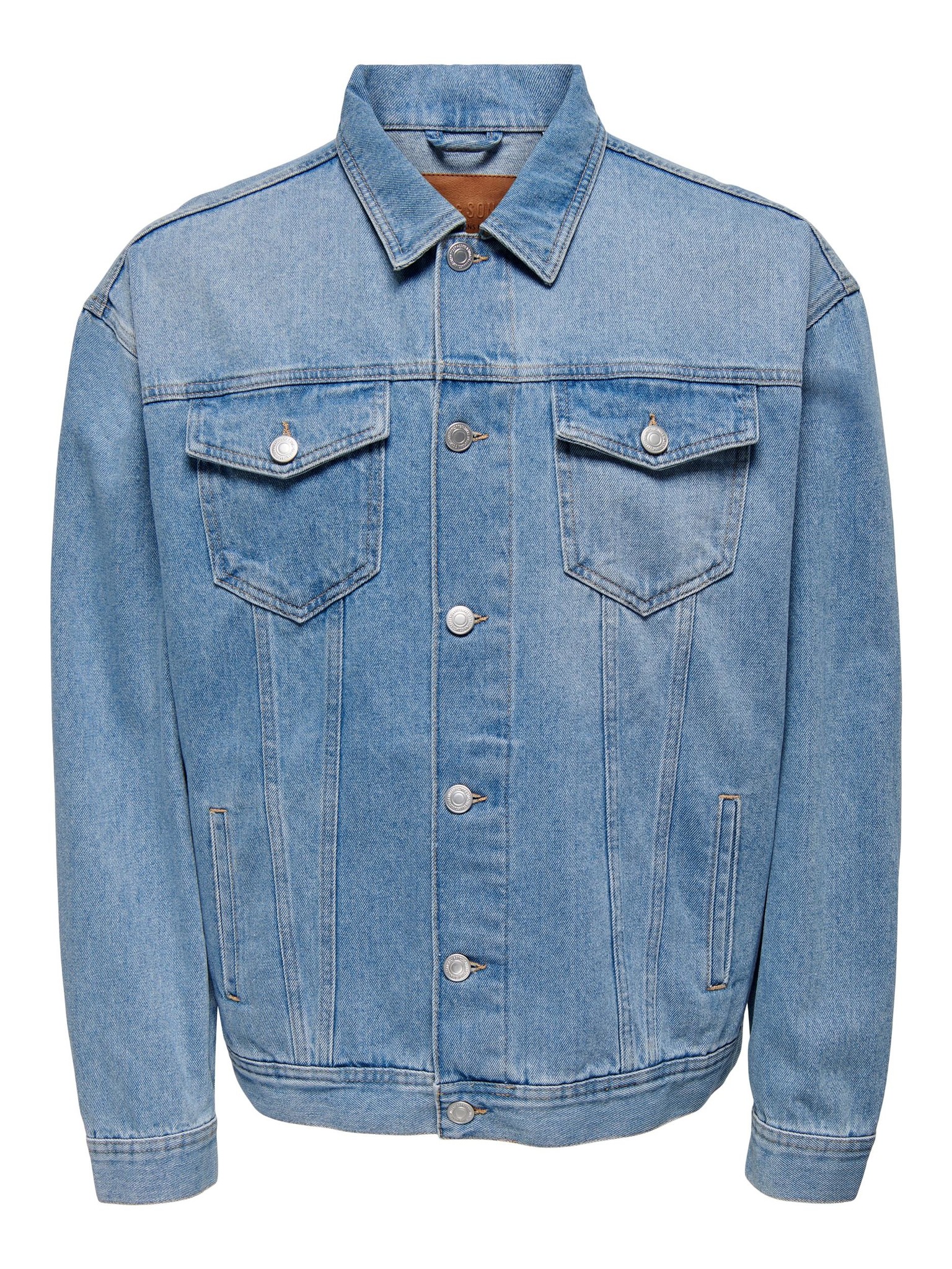 Only & Sons ONSRICK OVZ Mid. Blue 5427 Jacket (191511 Medium Blue Denim)