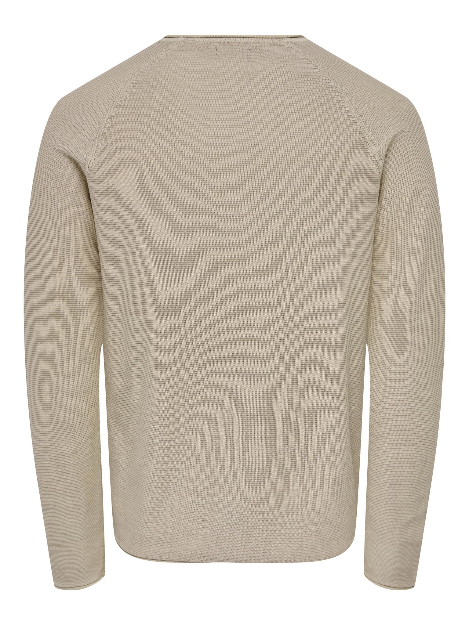 Only & Sons Grey / Chinchilla Knitted Polo Pullover