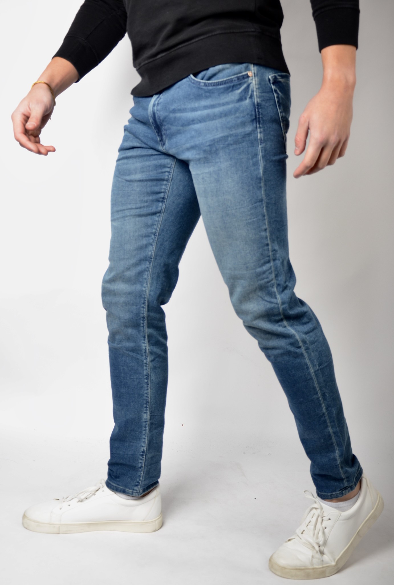 ANCONA JOG Tapered Vintage Blue (08)