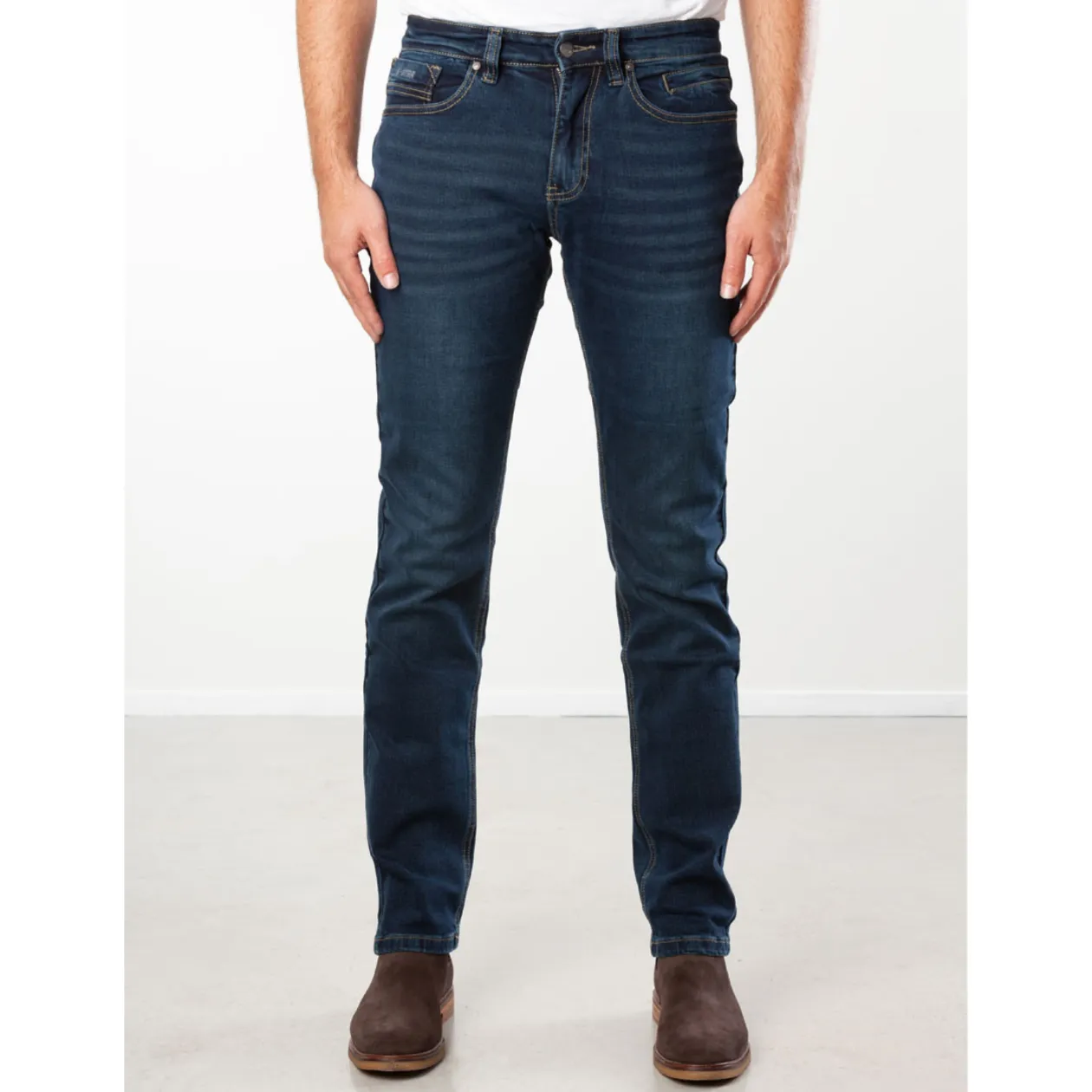 New Star JV-SLIM Stretch Denim Slimfit - (DARK BLUE)