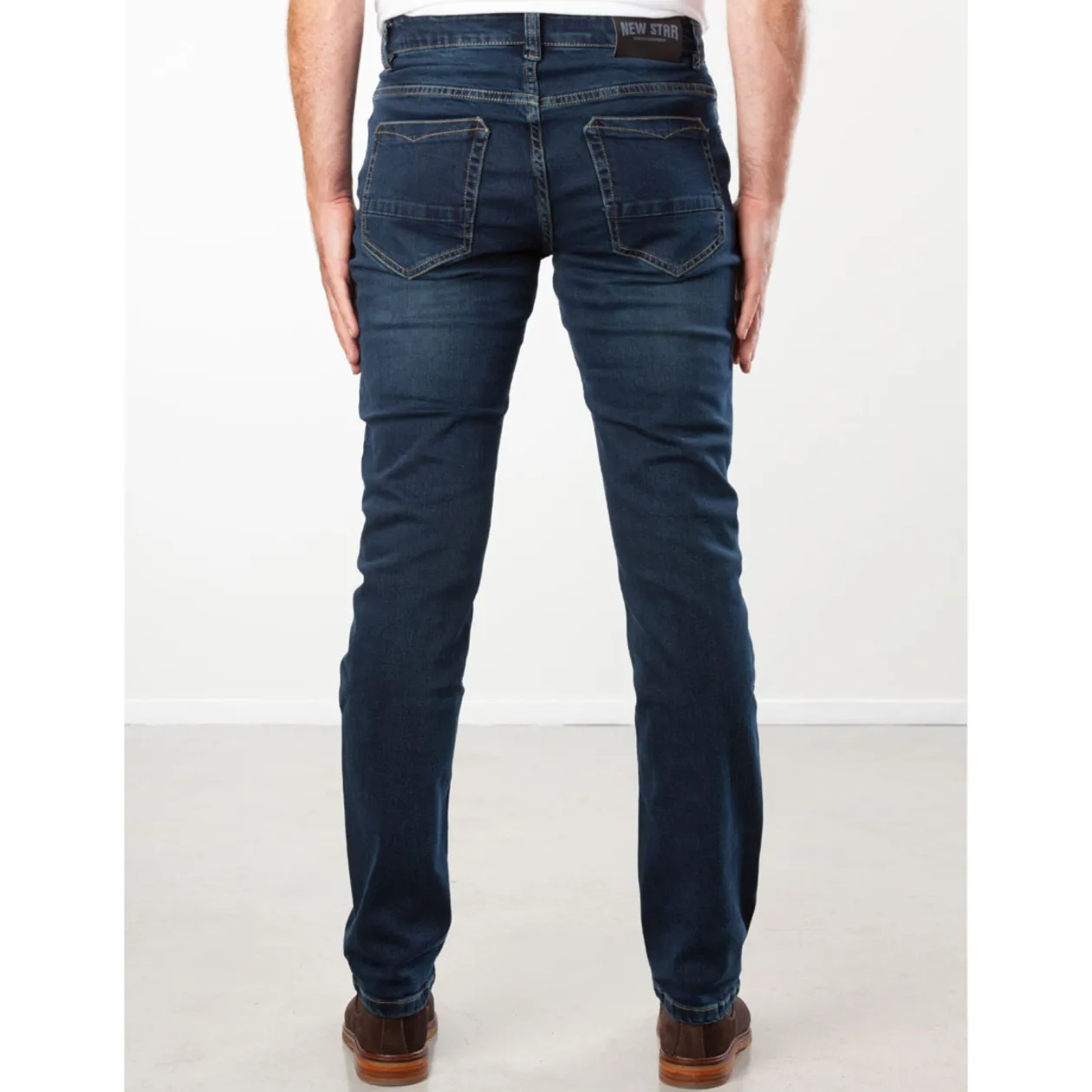 JV-SLIM Stretch Denim Slimfit - (DARK BLUE)