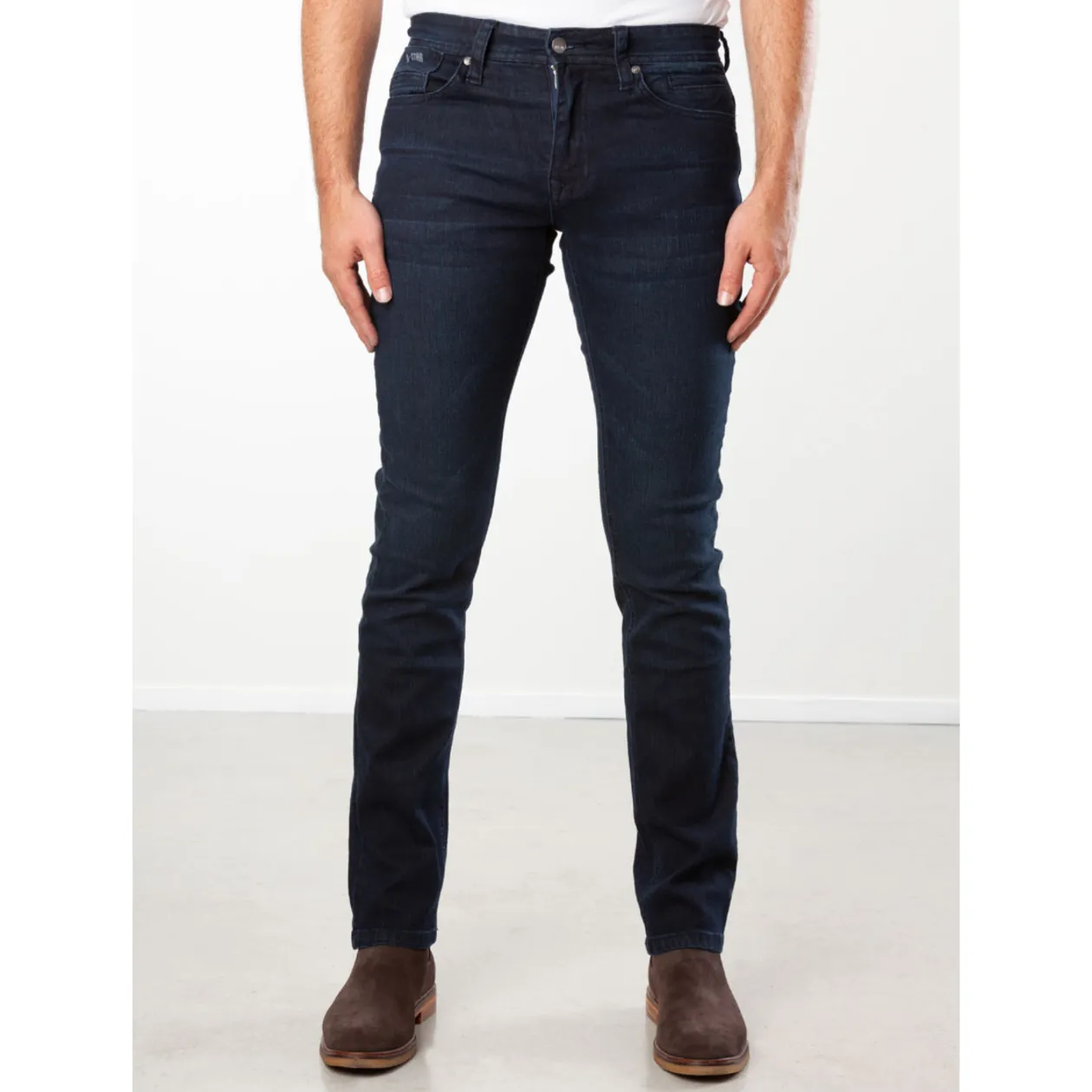 New Star JV-SLIM Stretch Denim Slimfit - (DARK STW)