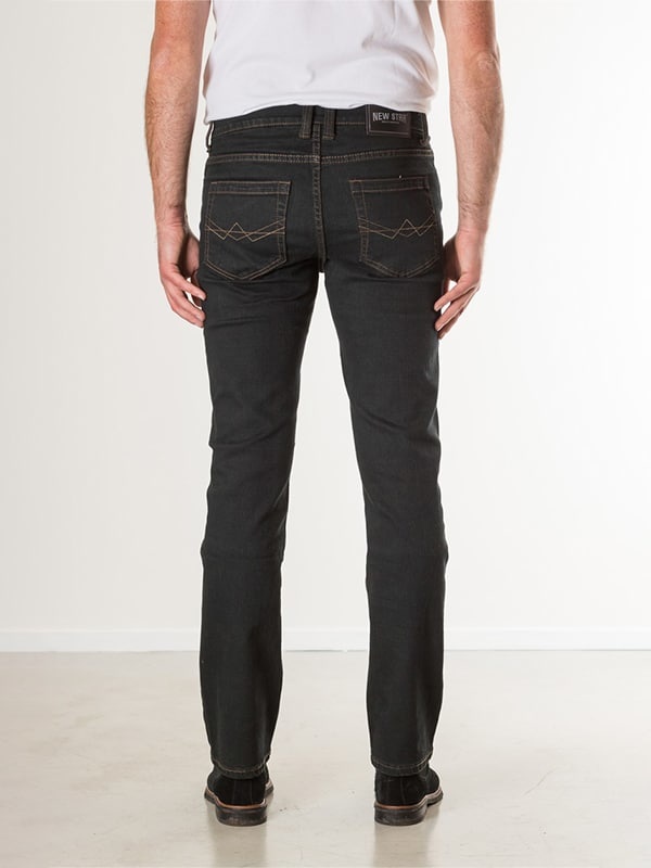 JACKSONVILLE  Stretch Denim Regular - (BLUE BLACK)
