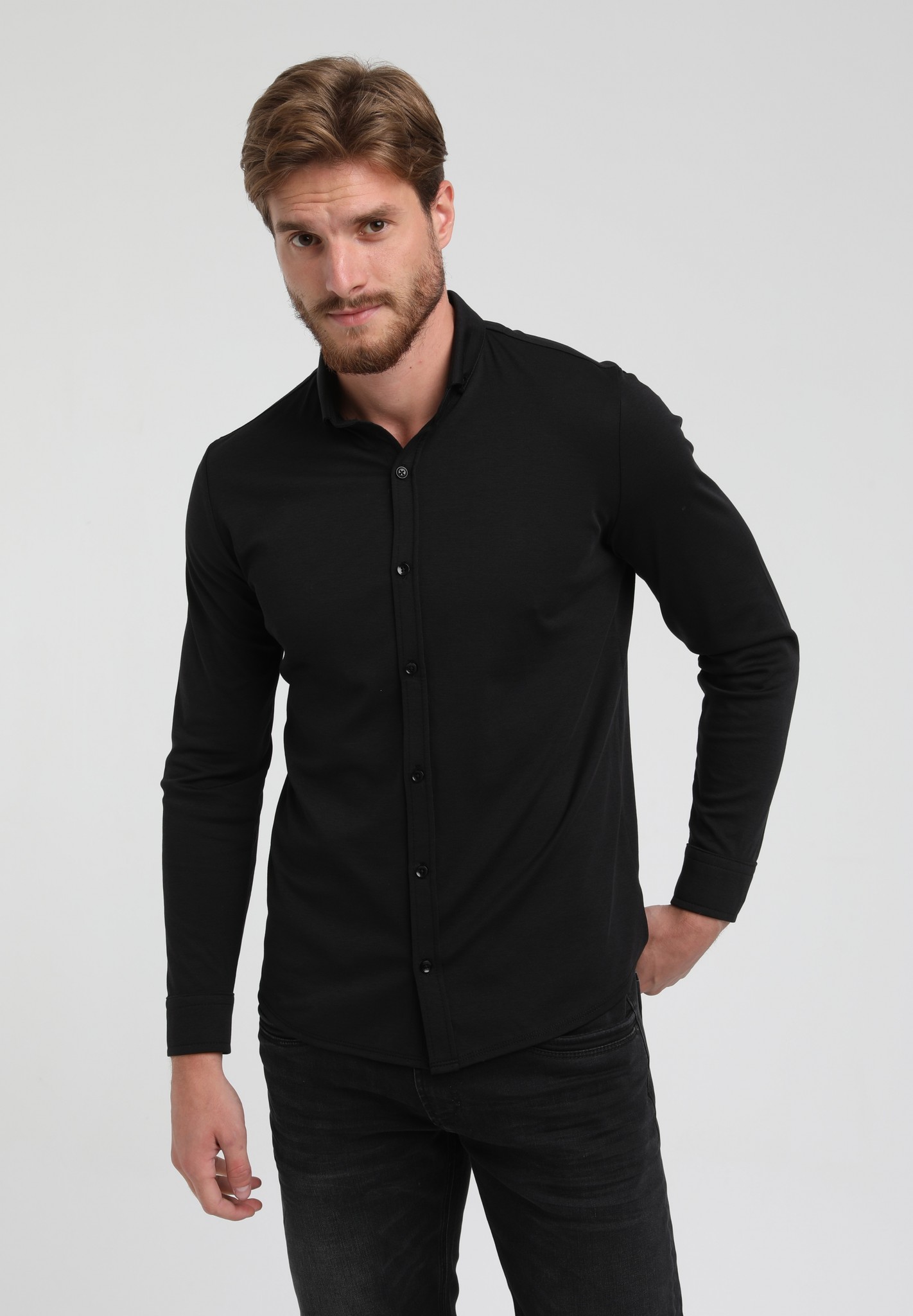 Gabbiano Premium Shirt 333510 Black