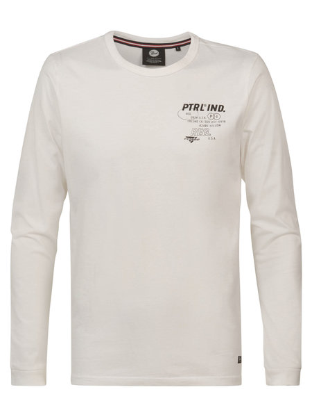 Petrol M-1030-Tlr672 - Men T-Shirt Ls Round Neck (0000 Bright White)