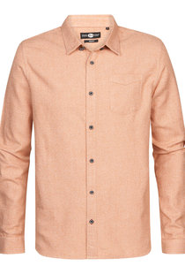 M-1030-Sil413 - Men Shirt Long Sleeve Uni (2116 Desert Orange)