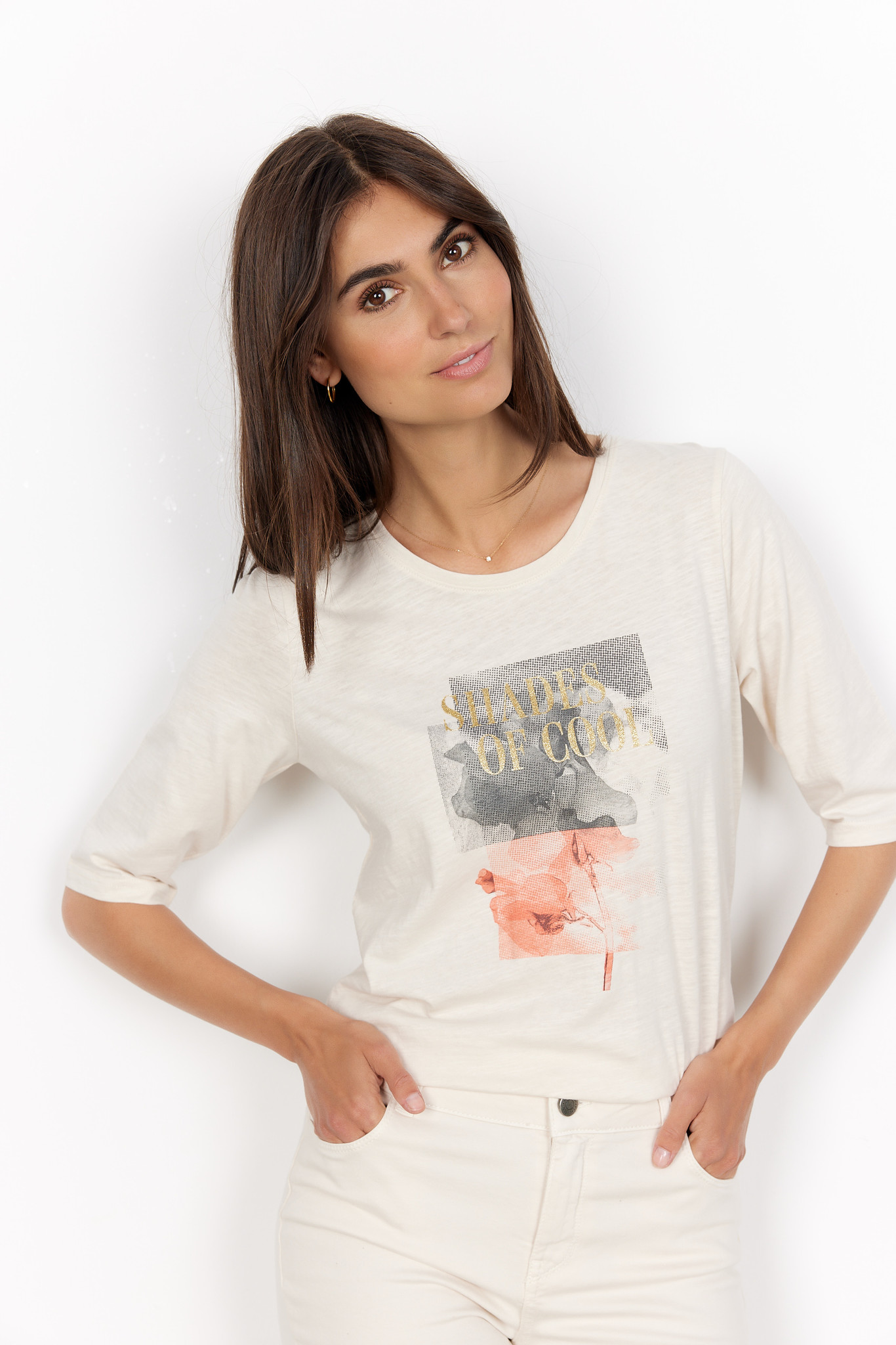 Soya Concept SC-BABETTE 50 T-SHIRT (3434 CORAL HAZE)