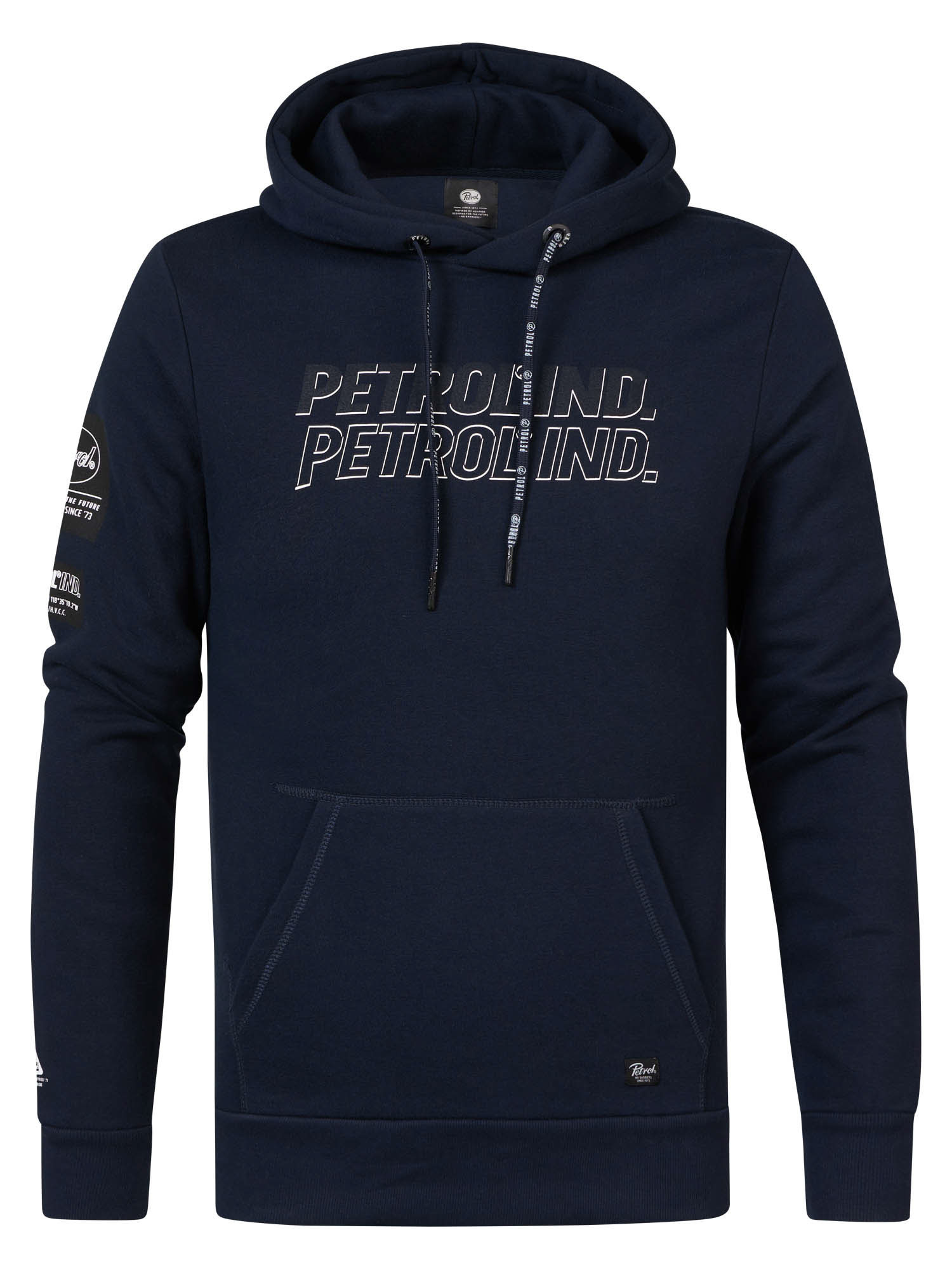 Petrol M-1030-Swh345 - Men Sweater Hooded Print (5152 Midnight Navy)