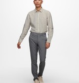 Only & Sons Onscaiden LS Solid Linen Shirt (202231 Chinchilla)