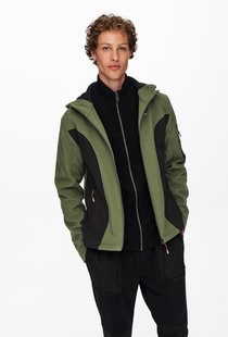 ONSBRAD Hood softshell jacket otw (Olive Night/Black)