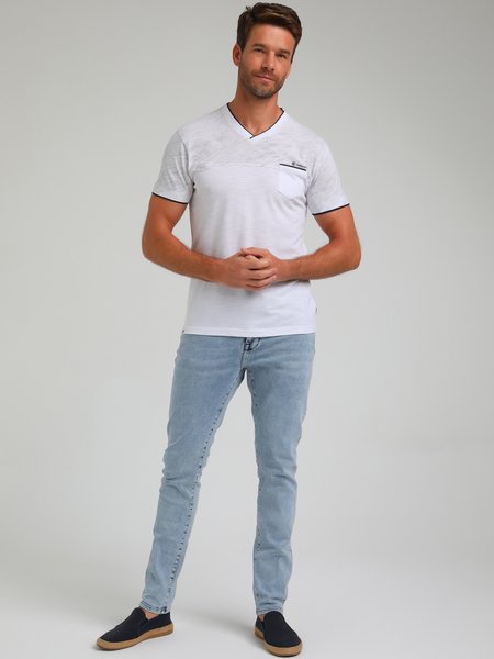 Gabbiano T-shirt 153550- (101 White)