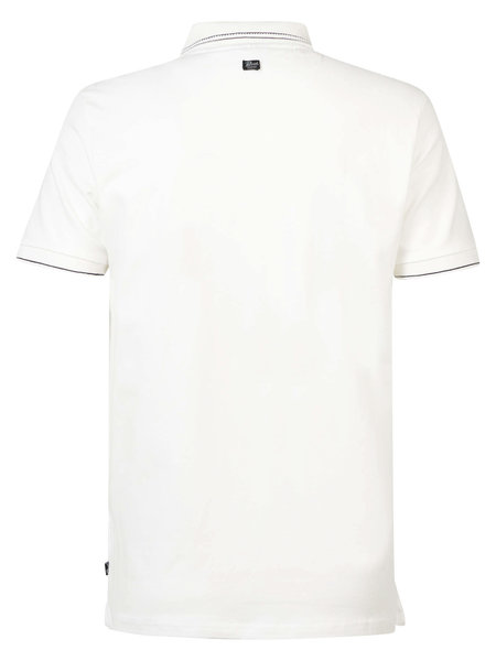Petrol M-1030-Pol927 - Men Polo Short Sleeve (0000 Bright White)