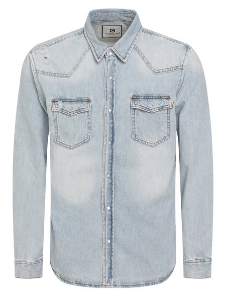 Gabbiano overhemd 333550 (903 Bleach Denim)