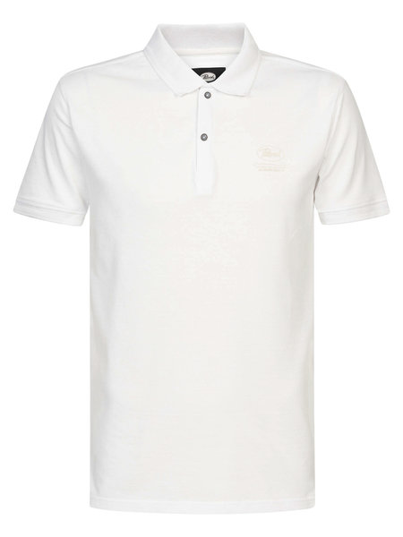 Petrol M-1030-Pol931 - Men Polo Short Sleeve (0000 Bright White)