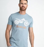 Petrol M-1030-Tsr707 - Men T-Shirt Ss Classic Print (5170 Dusty Blue)