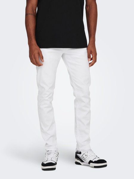 Only & Sons Onsloom Slim White Denim 6529 Jeans (212714 White Denim)