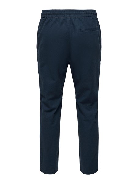 Only & Sons Onslinus Crop 0007 COT LIN PNT (187197 Dark Navy)