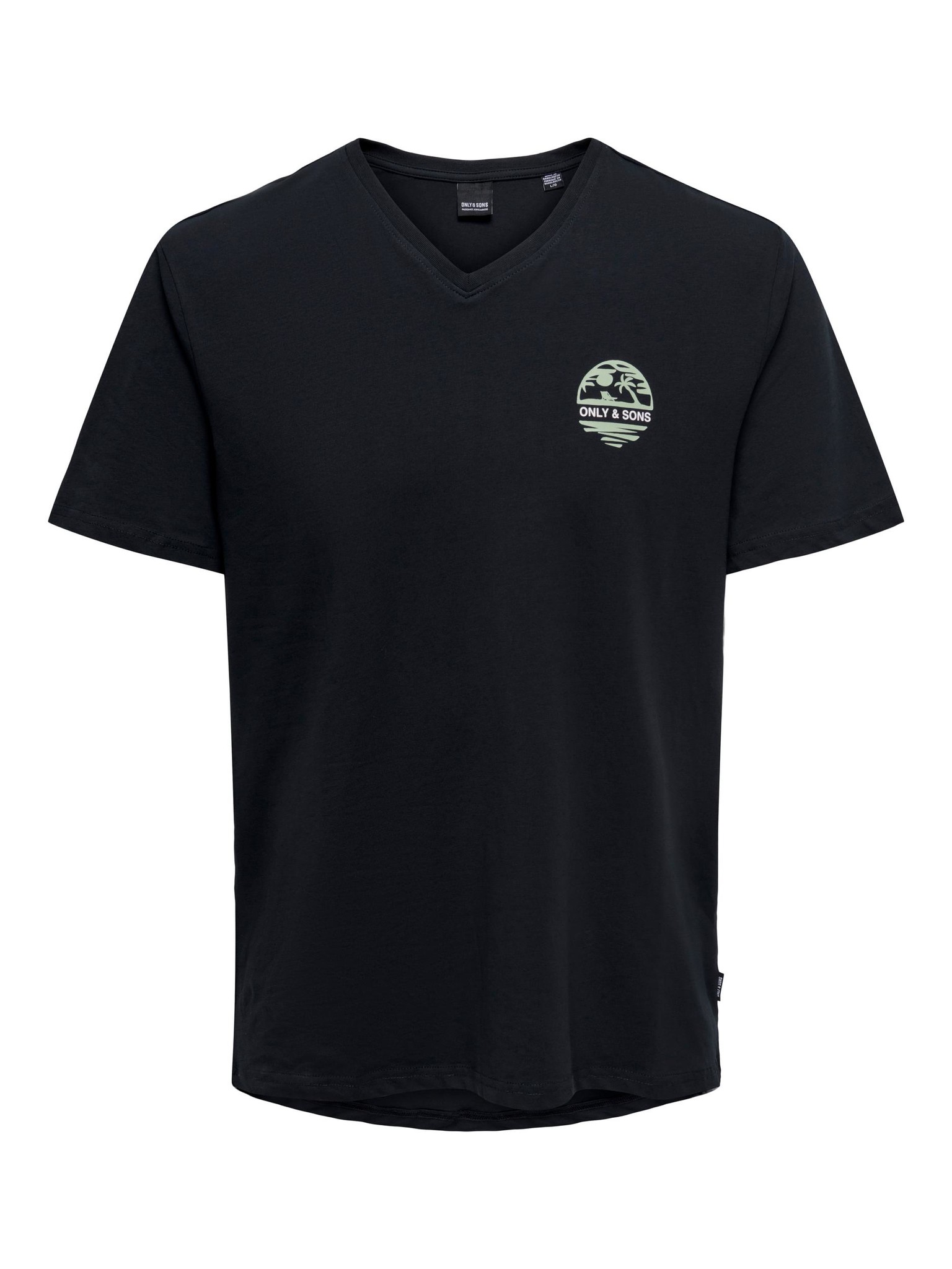 ONSSONS Logo REG SS V-Neck TEE CS (187197 Dark Navy)