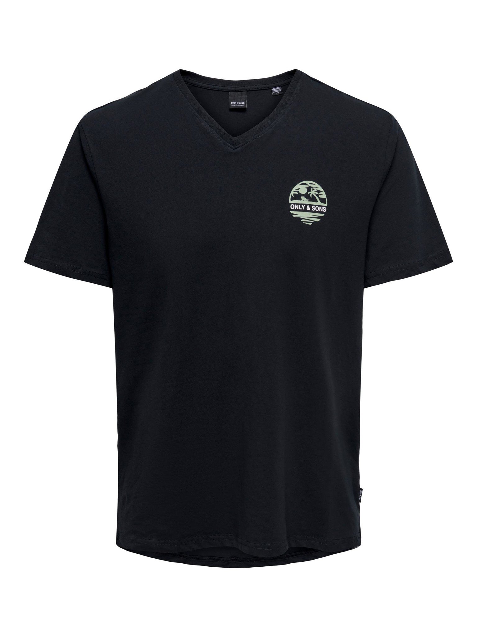 Only & Sons ONSSONS Logo REG SS V-Neck TEE CS (187197 Dark Navy)