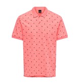 Only & Sons Onsmilan REG Ditsy AOP Polo CS (292363 Fiery Coral)