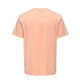 Only & Sons Onsmax Life REG SS Stitch TEE (291864 Peach Nectar)