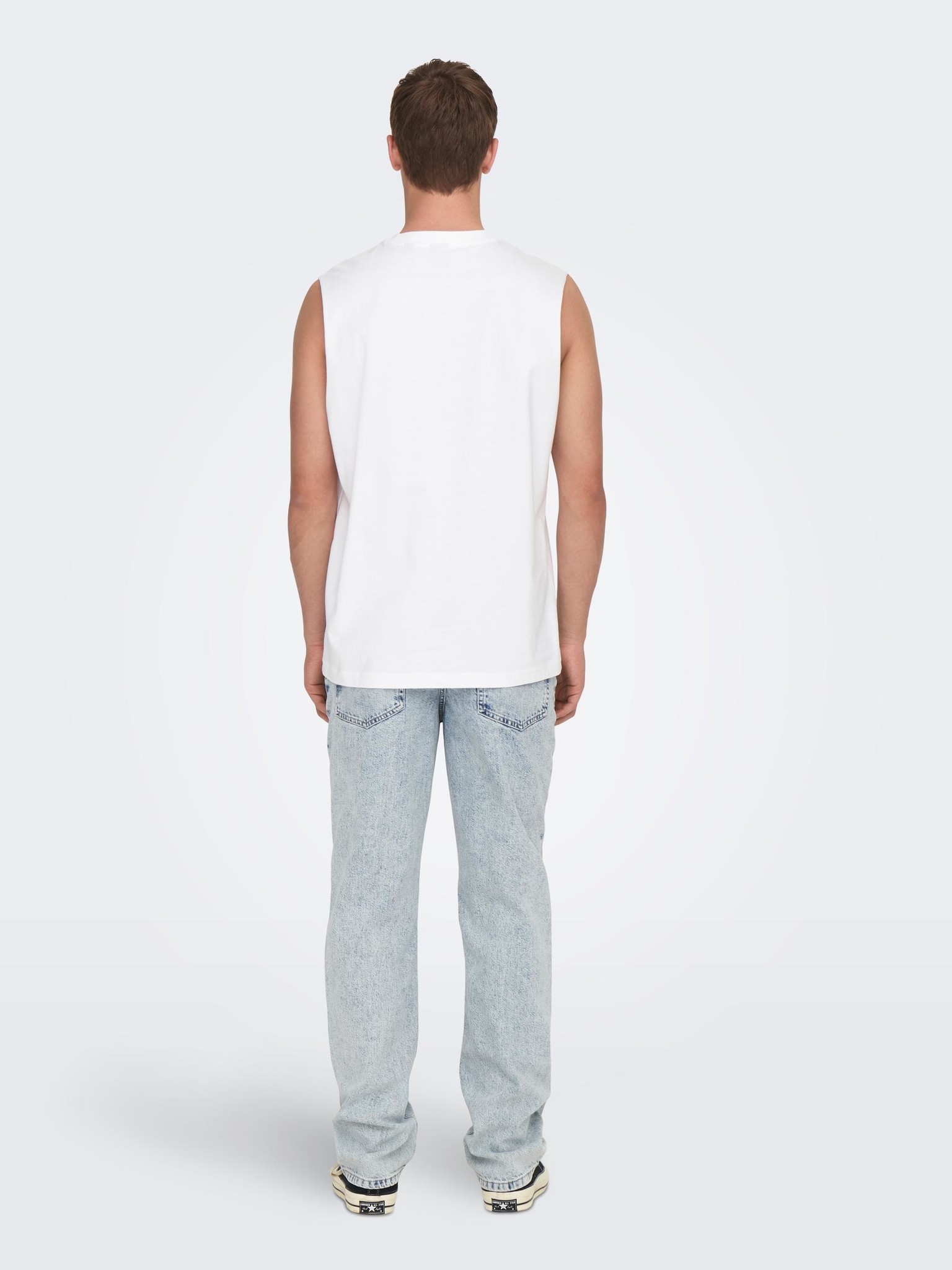 Onsfred RLX Pocket Slvless TEE (188758 White)