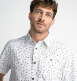 Petrol M-1030-Sis430 - Men Shirt Short Sleeve Aop (0006 Chalk White)