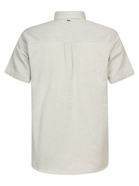 Petrol M-1030-Sis424 - Men Shirt Short Sleeve Uni (6007 Light Pesto)
