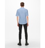 Only & Sons Onsmiles SS Stretch Shirt (198830 Cashmere Blue)