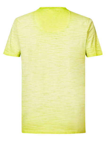 Petrol M-1030-Tsv662 - Men T-Shirt Ss V-Neck (6097 Lime Punch)