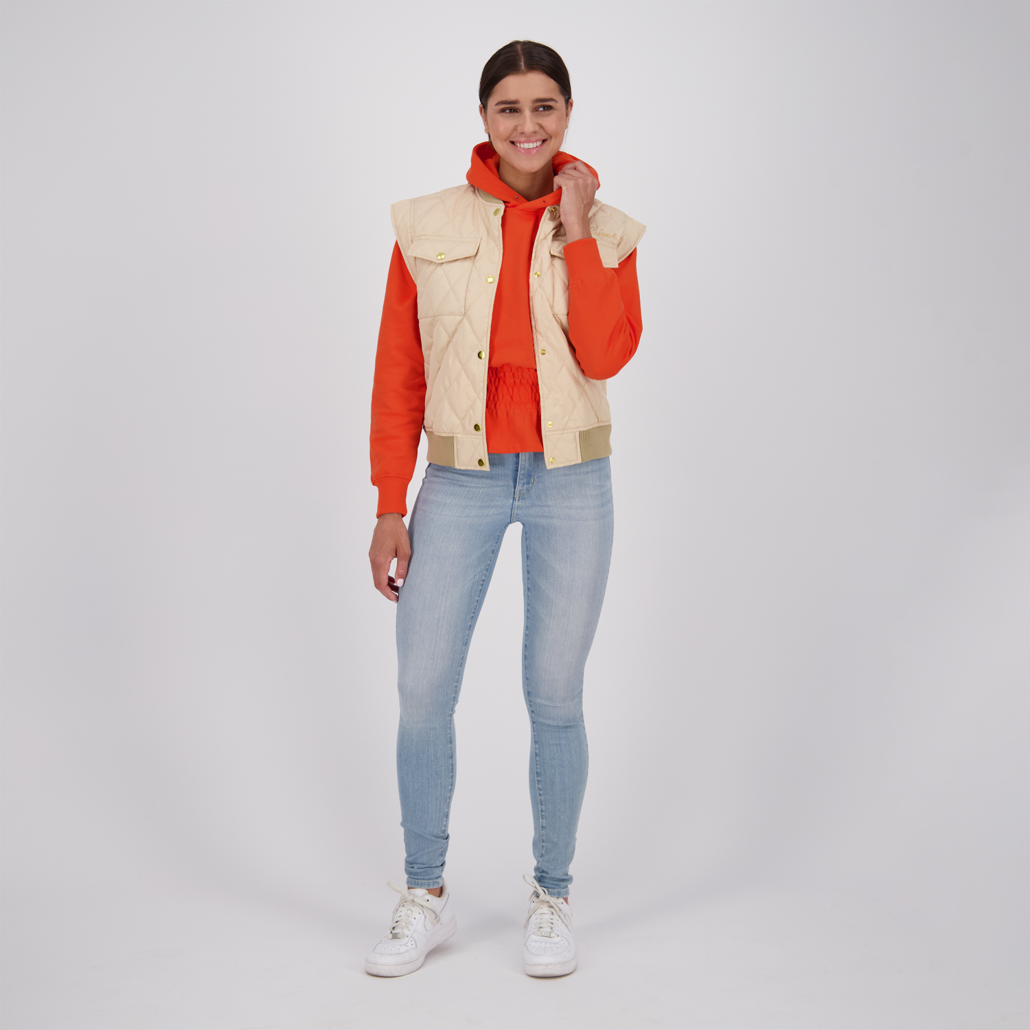 WOMEN BLOSSOM Light Blue Stone Super Skinny Jeans