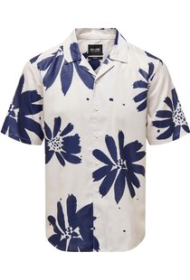 Onsflower REG AOP SS Shirt (284276 Antique White)