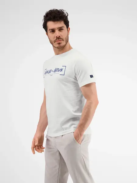 Lerros 2363097 K12 T-Shirt/Serafino 1/2 Arm (100 White)
